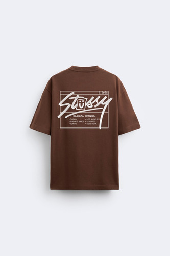 Remera Oversize Hombre Stussy Aesthetic Remeron Corta