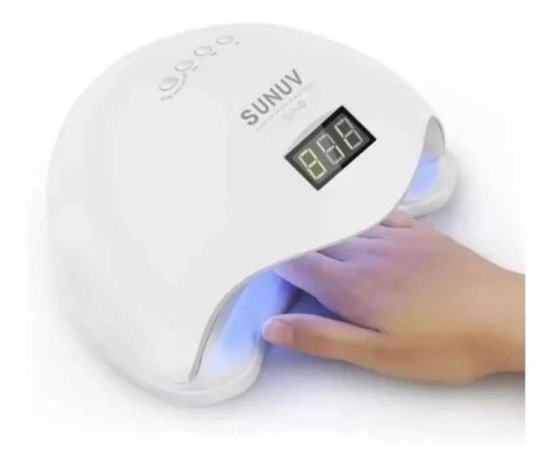 Secador De Uñas Lampara Led Uñas Sun 5 Esmalte Permanente