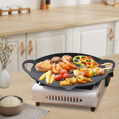 Sartén Para Barbacoa Coreana, Sartén Para Asar Al 29 Cm