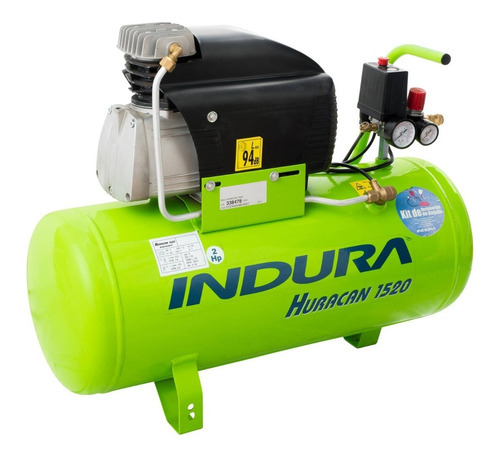 Compresor De Aire Portátil 2 Hp 50 L Huracan 1520