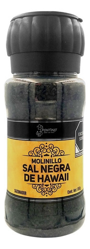 Pontino Molinillo Sal Negra De Hawaii, 650 G
