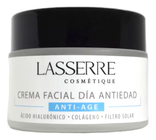 Crema Facial Día Antiedad 50 Gr. Ácido Hialurónico, Colageno