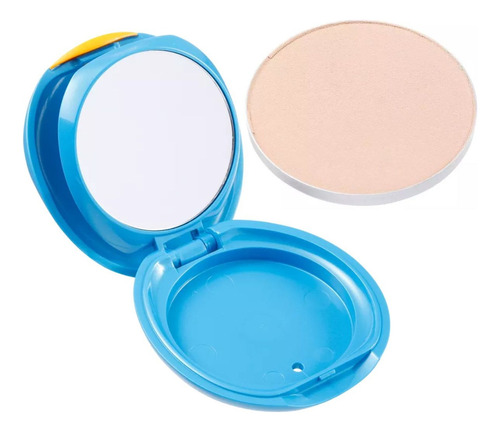Base de maquiagem em pó Shiseido Base Compacta UV Compact Foundation Proteção FPS 35 Base em Pó Compacto + Estojo Kit UV Compact Foundation tom light beige - 12g
