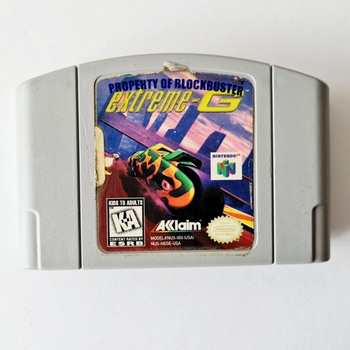 Juego Extreme G Nintendo 64 N64 / Original Fotos Reales 