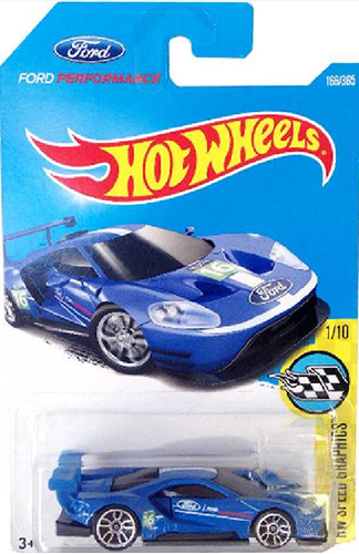 Hot Wheels Hwargento 2016 Ford Gt Race J1984 2017 Hwa