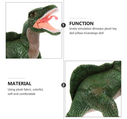 Juguete De Peluche De Dinosaurio De Dibujos Animados, Regalo
