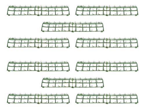 10 Piezas Paneles Plásticos Soporte De Pared Para Fondo
