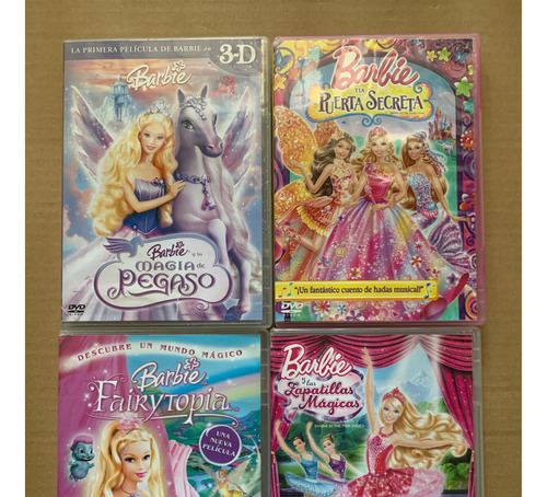 Barbie Cuatro Películas En Dvd