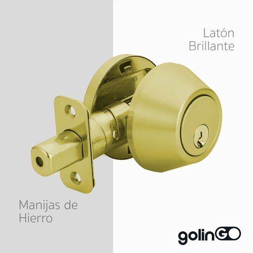 Cerrojo Llave Mariposa Acero Inoxidable Cerradura Seguridad Color Latón Antiguo