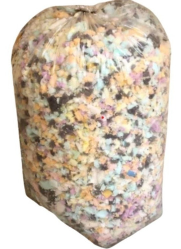 Copos De Goma Espuma Para Relleno 1 Kg Almohadones Futones