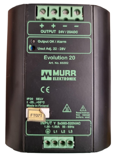 Murr Elektronik Evolution 20 - Fonte De Alimentação