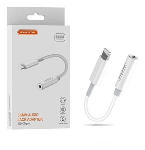 Adaptador Jack 3.5mm Lightning