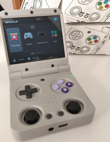 Consola Portatil Miyoo Mini Flip V2 64gb 0km Gris (Usado)