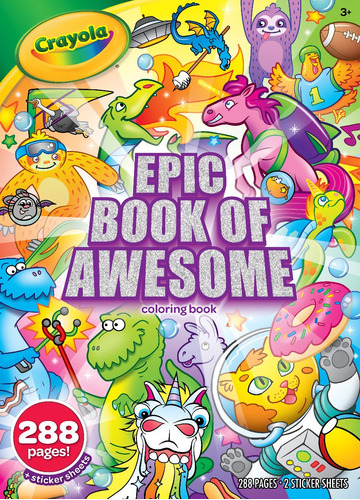 Crayola: Libro De Actividades 288pgs Epic Book