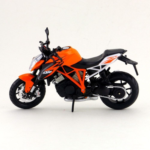 Imagem 6 de 8 de Mini Moto Miniatura Ktm 1290 Super Duke R Metal 1:12 Maisto