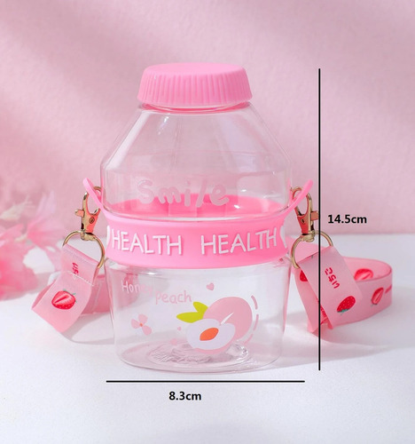 Linda Botella De Agua Bebidas Estilo Bebida Coreana Kawaii