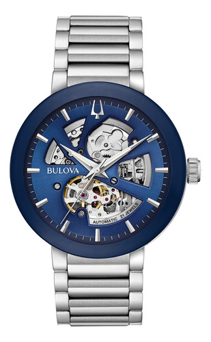 Reloj Bulova Moderno Automático De 3 Manecillas Para Hombre