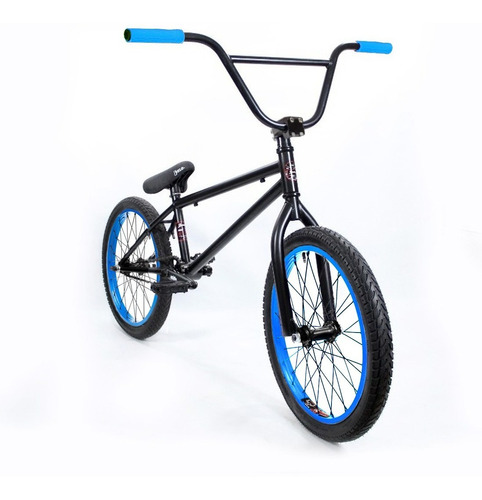 Bicicleta Bmx Fad - Liviana Y Resistente! Negra Y Azul Pro