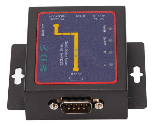 Z Convertidor Rs232 A Ethernet Rj45 10/100m, Velocidad De