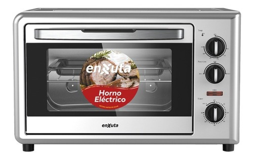 Horno Electrico Enxuta Henx032s 32 Litros 1500w 250ºc Timer Color Gris