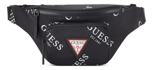 Guess Originals Logo Bum Bag, Negro