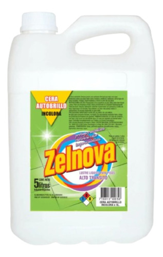 Cera Autobrillo Incolora 5l Zelnova 