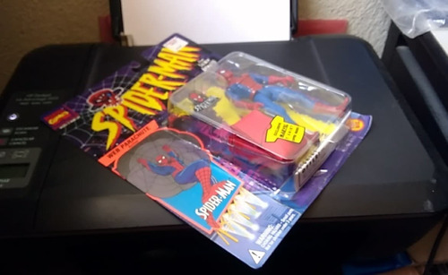 1994 Toy Biz Marvel Spider-man Animated Web Parachute 12.5cm