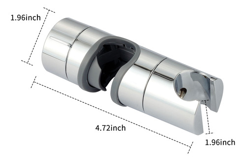 Soporte De Ducha De Mano Ajustable Para Barra Deslizante De