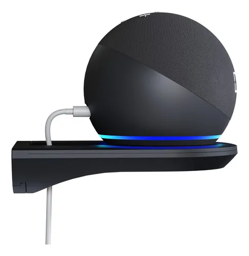 Soporte De Pared Para Echo Dot 4ta Y 5ta Generación - Negro