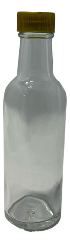 Botella Vidrio Redonda 50 Ml, Tequilera Mini Aluminio (30pz)