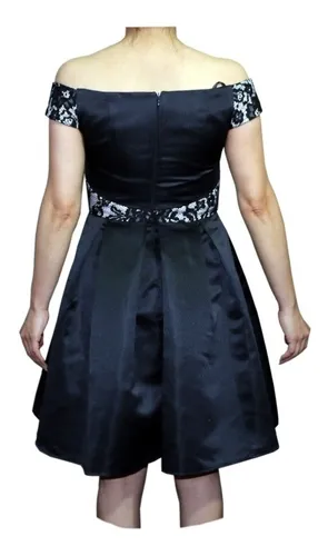Liz minelli vestido negro corto cheap