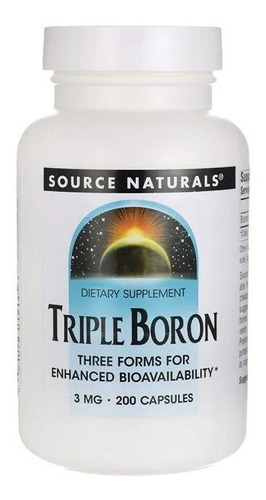 Triple Boron 3 Mg 200 Cápsulas
