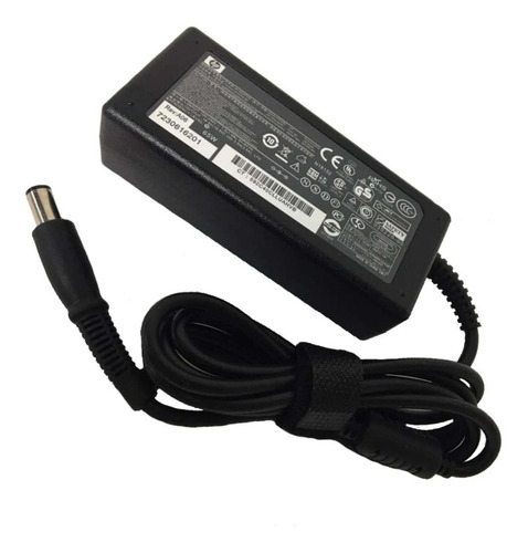 Cargador Laptop Hp 18.5v 3.5a 65w Punta 7.4*5.0 Mm + Cable 