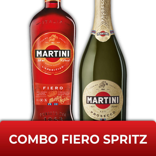 Pack Martini Fiero + Espumante Martini Prosecco
