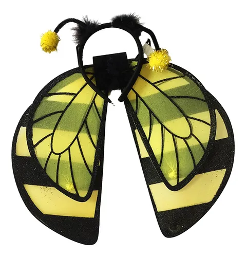 Pack De 10 Diademas Con Antenas De Mariposa – Creativas, Con Purpurina, En Negro Y Plateado, Tamaño 23,5x10 Cm, Para Adultos Y Niños, Perfectas Para Fiestas, Navidad Y Año Nuevo