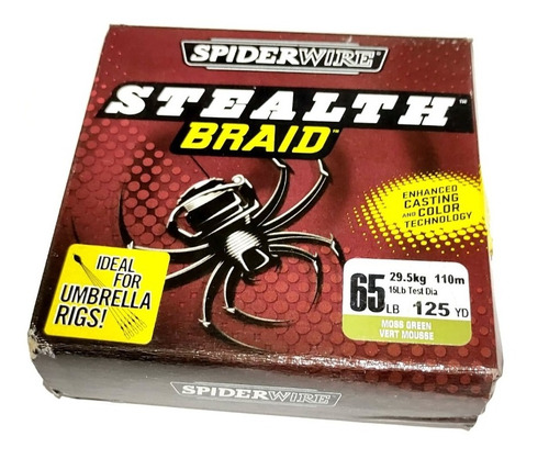 Multifilamento Spidewire Stealth 29.5 Kg 110mts 65 Libras