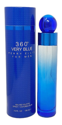 Perry Ellis 360 Very Blue Eau De Toilette 100 Ml Para Hombre