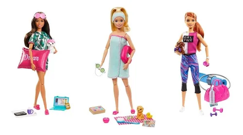 Barbie Articuladas Gym Spa Relax Yoga Orig. Mattel Tiendajyh