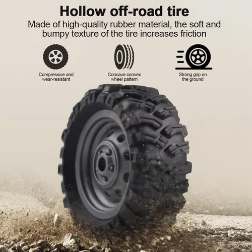 Leopmase Rc Crawler, 4x4 Rc Rock Crawler, Tracción Doble Ter