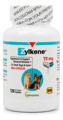 Vetoquinol Zylkene Suplementos Calmantes Para Perros Pequeno