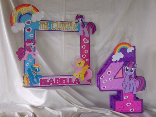 Piñata My Little Pony Marco De Selfie Chupetera Figuras