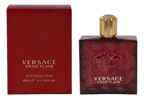 Loción Para Después Del Afeitado Versace Eros Flame 100 Ml P