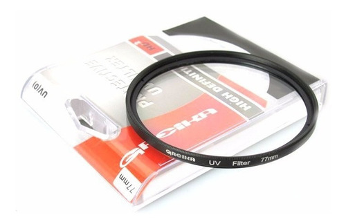 Filtro Uv 77mm Greika P/ Cameras Canon, Nikon, Sony, Pentax