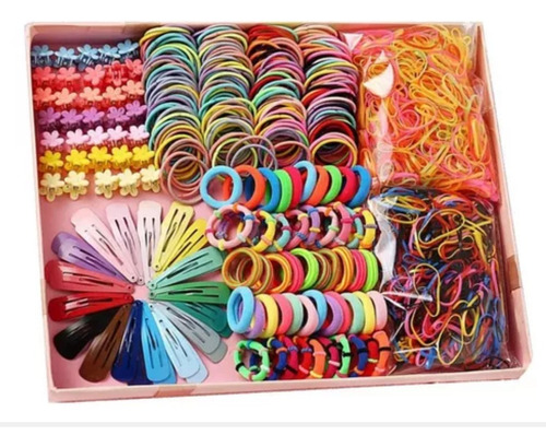 780pzs Mini Ligas Para Cabello Elásticas, Donas Para Cabello