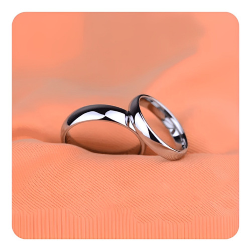 Par Aros De Matrimonio Para Parejas En Acero Inoxidable