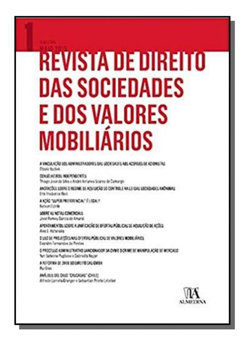 Revista De Direito Das Sociedades E Dos Valores Mo, De Erasmo Valladao Azevedo. Editora Almedina, Capa Mole Em Português, 2021