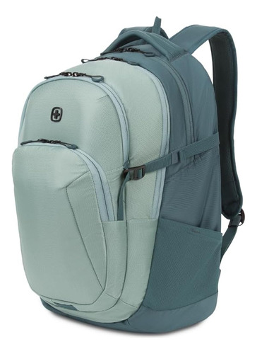 Swissgear 8173 Mochila Para Portátil, Verde Azulado Oscuro/c