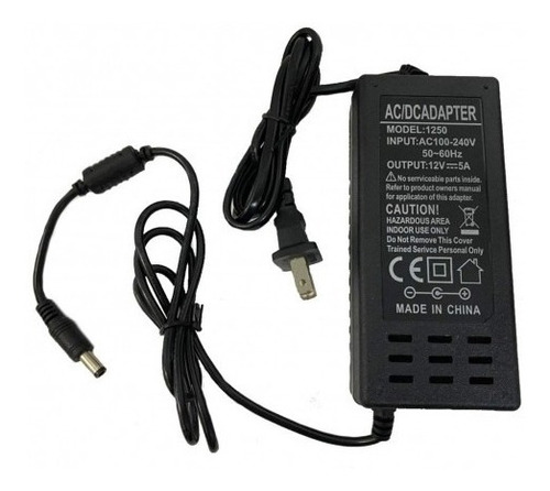 Adaptador Transformador Regulada 12v 5a Para Router/cámaras/