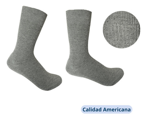 Pack 5 Calcetines Escolar Corto Gris Algodón Unisex