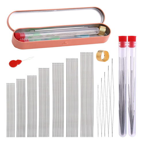 Juego De Agujas Para Abalorios, Cuentas De Hilo, Dispositivo
